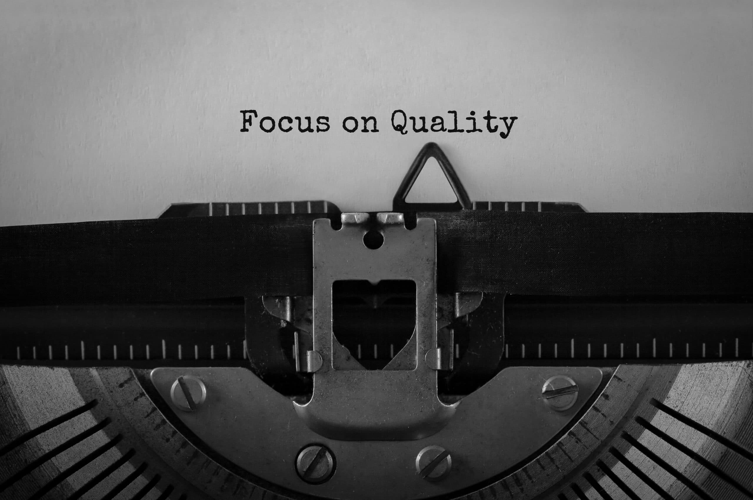 QUALITY System – Asset or Expense?