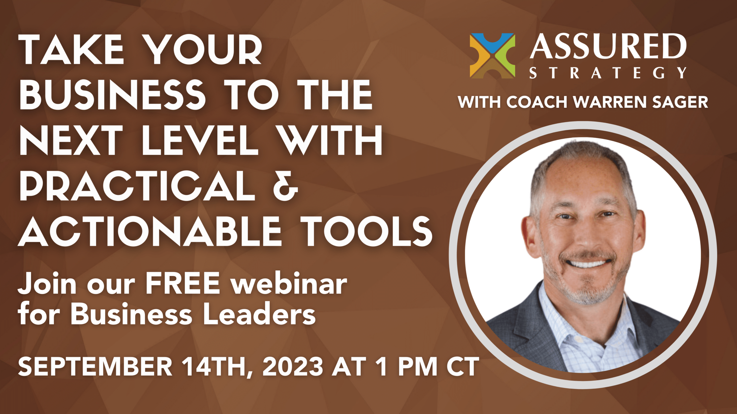 Free Webinar: How to Grow Your Business with 5 Proven Tools – September 14th from 1-2pm CT